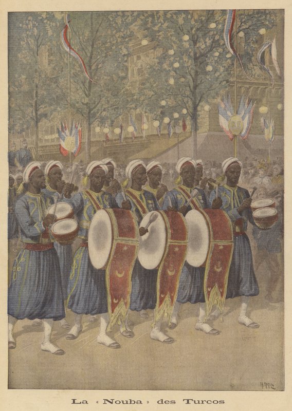 Fanfare des tirailleurs coloniaux (Turcos) - after Henri Meyer