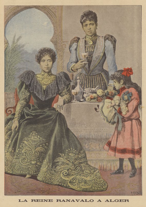 Reine Ranavalona III de Madagascar en exil à Alger - after Henri Meyer
