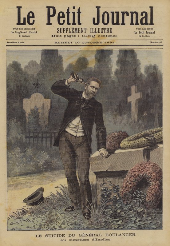 Le suicide du général Boulanger - after Henri Meyer