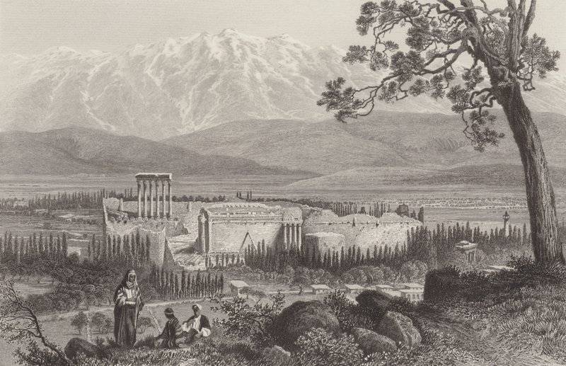 Chaîne du Liban et Baalbek - after John Douglas Woodward