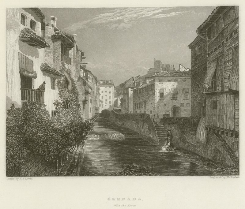 Grenade, avec la Tour - after John Frederick Lewis