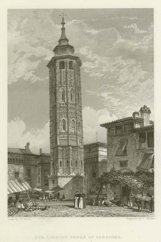 La Tour Penchée de Saragosse - after John Frederick Lewis