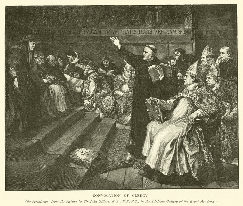Convocation du clergé - after John Gilbert