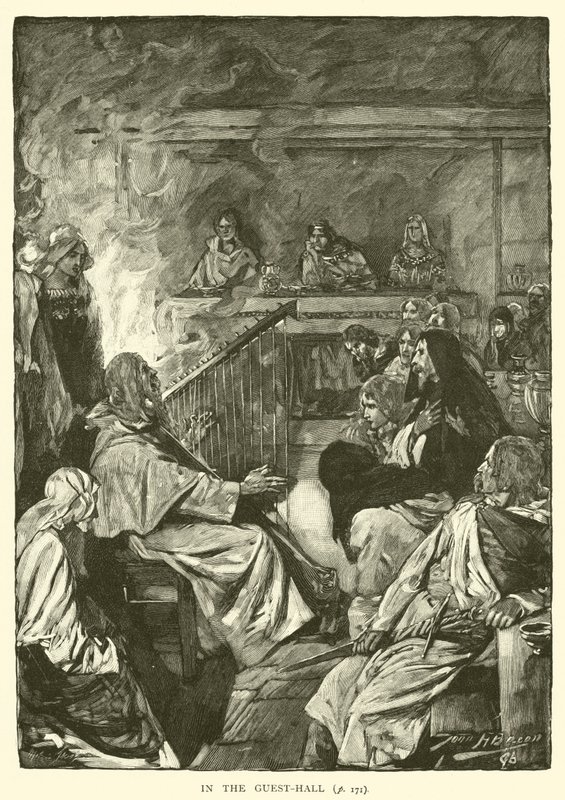 Dans la salle des invités - after John Henry Frederick Bacon