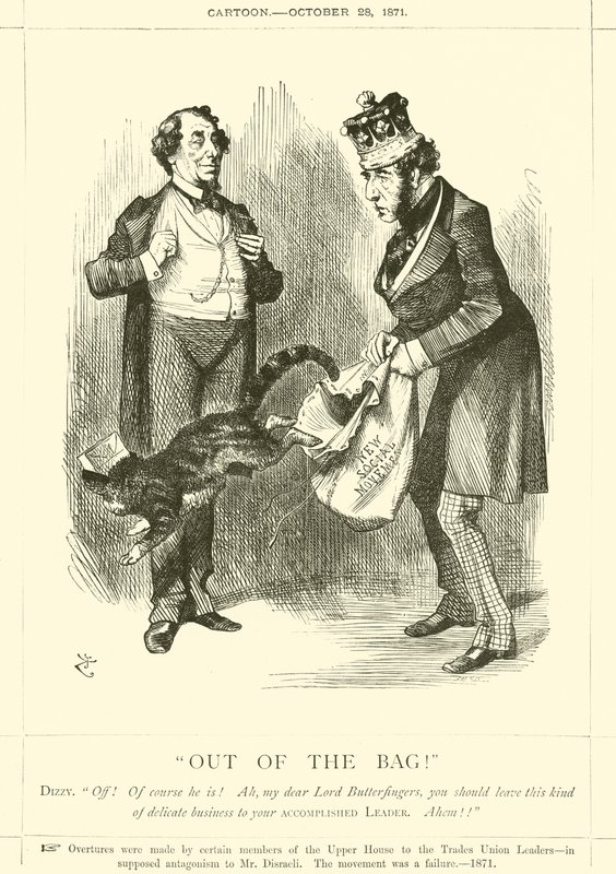 Sorti du sac! - after John Tenniel