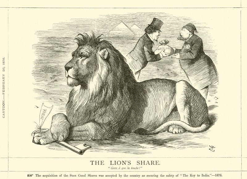 La part du lion - after John Tenniel