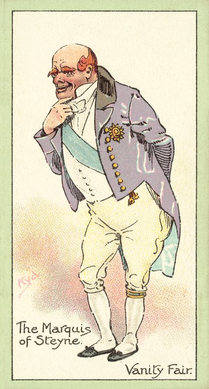 Le Marquis de Steyne, La Foire aux vanités - after Joseph Clayton Clarke