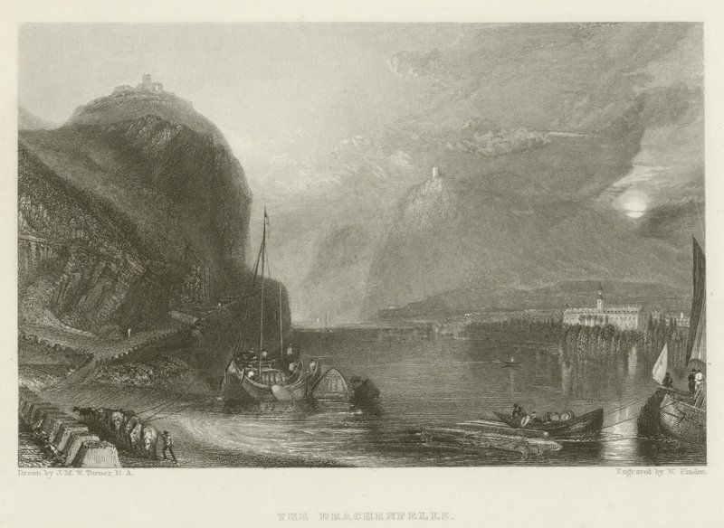 Le Drachenfels - after Joseph Mallord William Turner