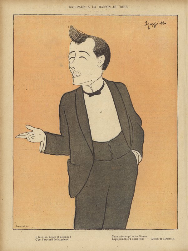 Illustration pour Le Rire - after Leonetto Cappiello