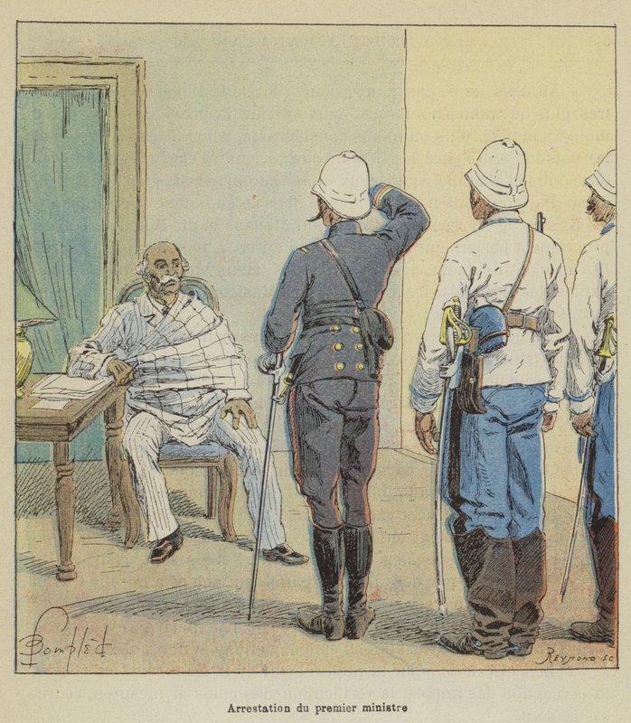 Arrestation du premier ministre - after Louis Charles Bombled
