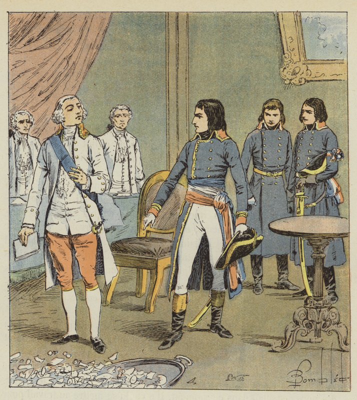 Bonaparte et le comte de Cobentzel - after Louis Charles Bombled