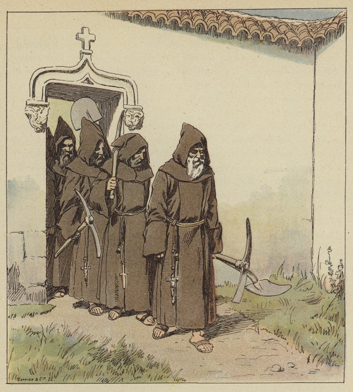 La France pouvait et devait avoir quelques hospices de fous appelés trappistes - after Louis Charles Bombled