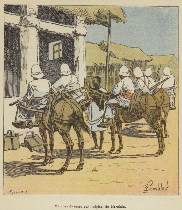 Malades évacués sur l
