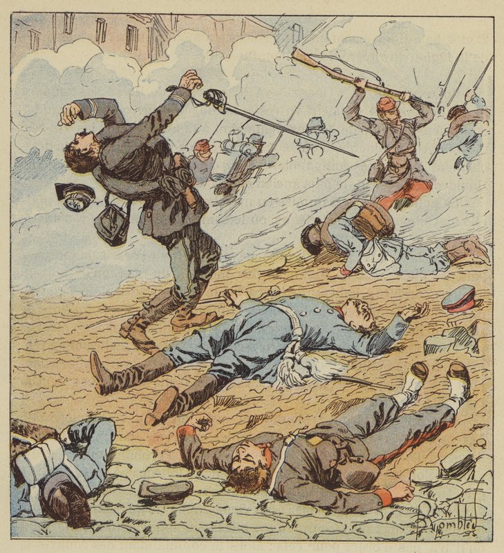 Mort du capitaine de Boissieu au combat d