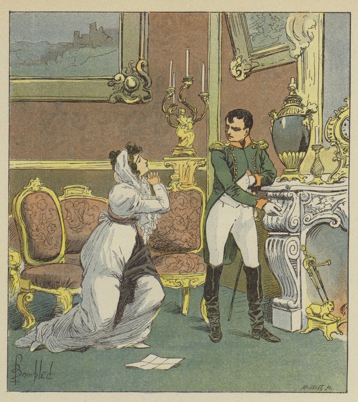 Napoléon et Mme Hatzfeld - after Louis Charles Bombled