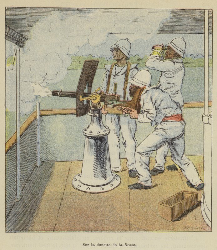 Sur la dunette de la Brave - after Louis Charles Bombled