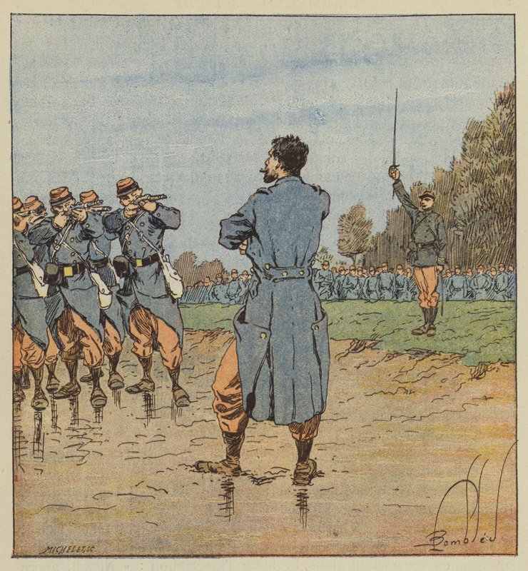 Une exécution au 17e corps - after Louis Charles Bombled