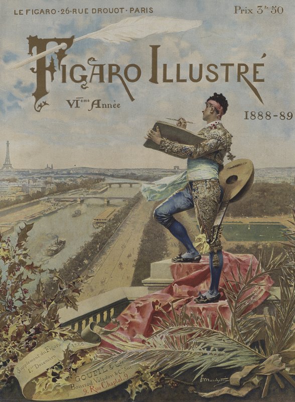 Couverture de Le Figaro Illustré, 1er décembre 1888 - after Ludovico Marchetti