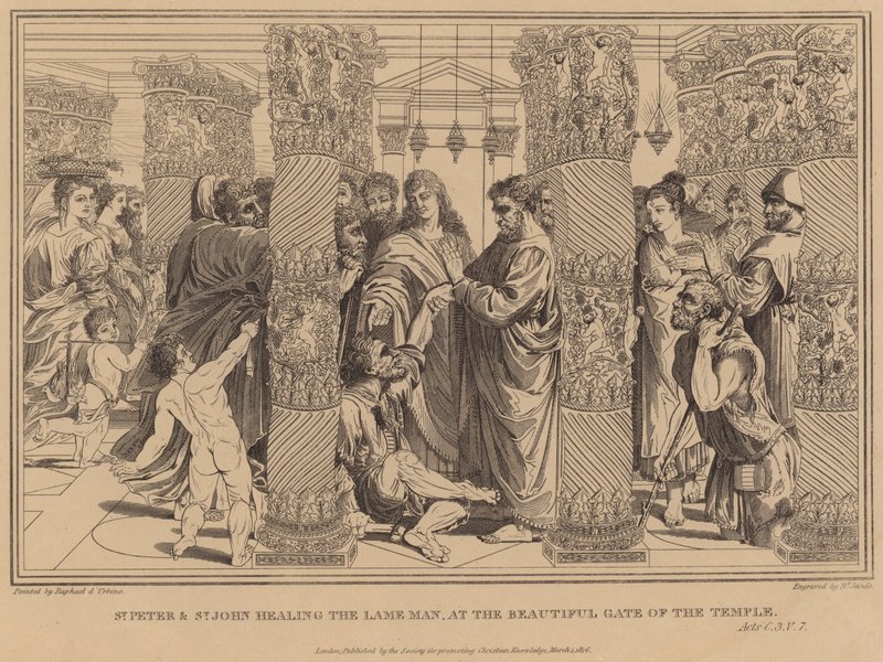 Saint Pierre et Saint Jean guérissant l