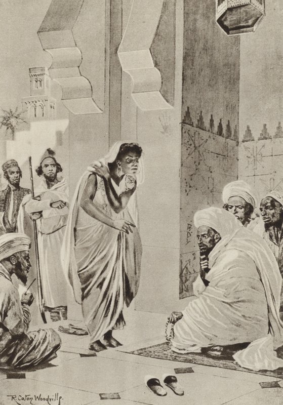 Place du marché en Afrique, où les ventes sont destinées à être expédiées en Amérique - after Richard Caton II Woodville