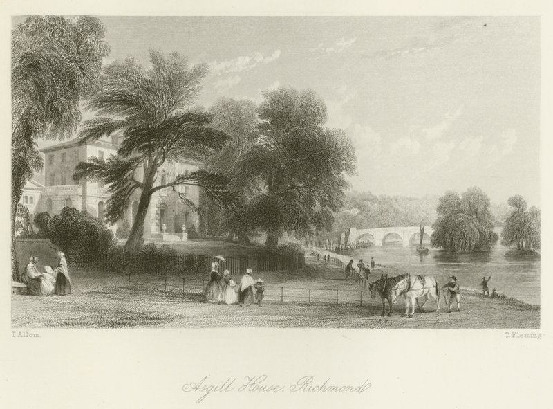 Maison Asgill, Richmond - after Thomas Allom