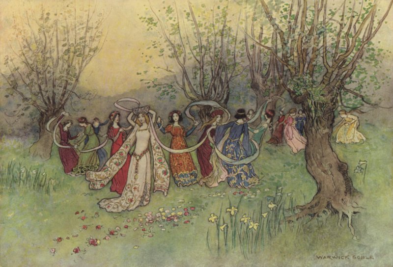 Geoffrey Chaucer, Le Livre de la Duchesse - after Warwick Goble
