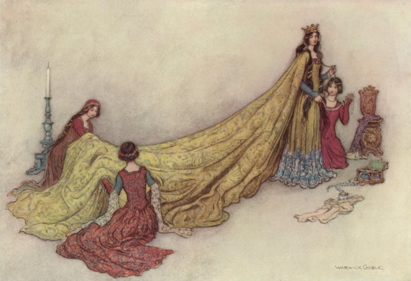 Le Conte du Clerc - after Warwick Goble