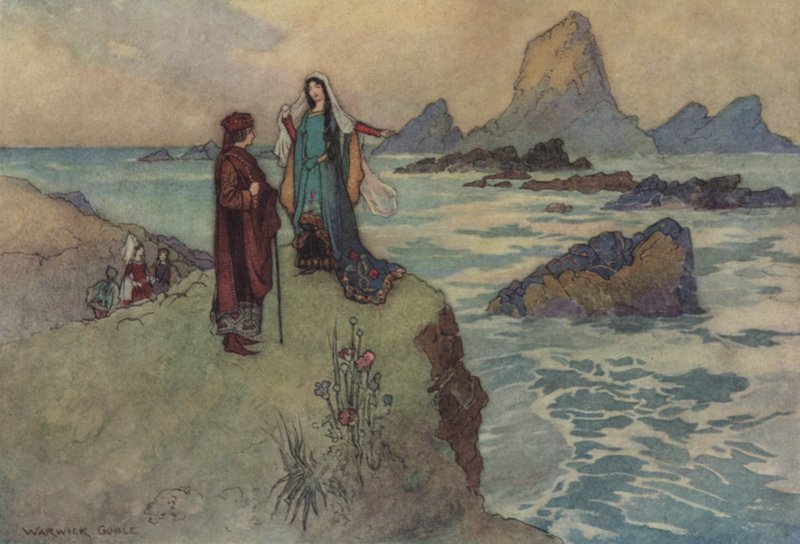 Le Conte du Franklin - after Warwick Goble