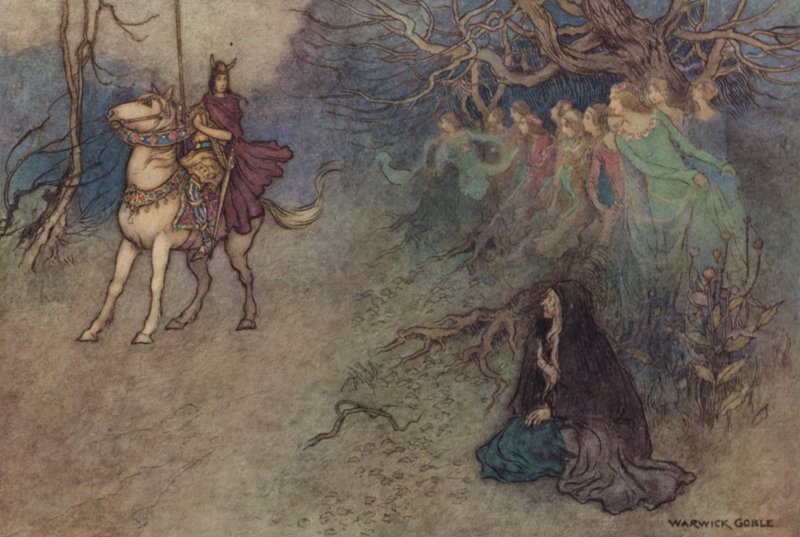 Le Conte de la Femme de Bath - after Warwick Goble