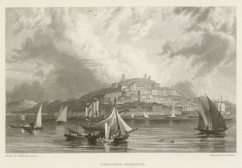 Cagliari, Sardaigne - William after Westall