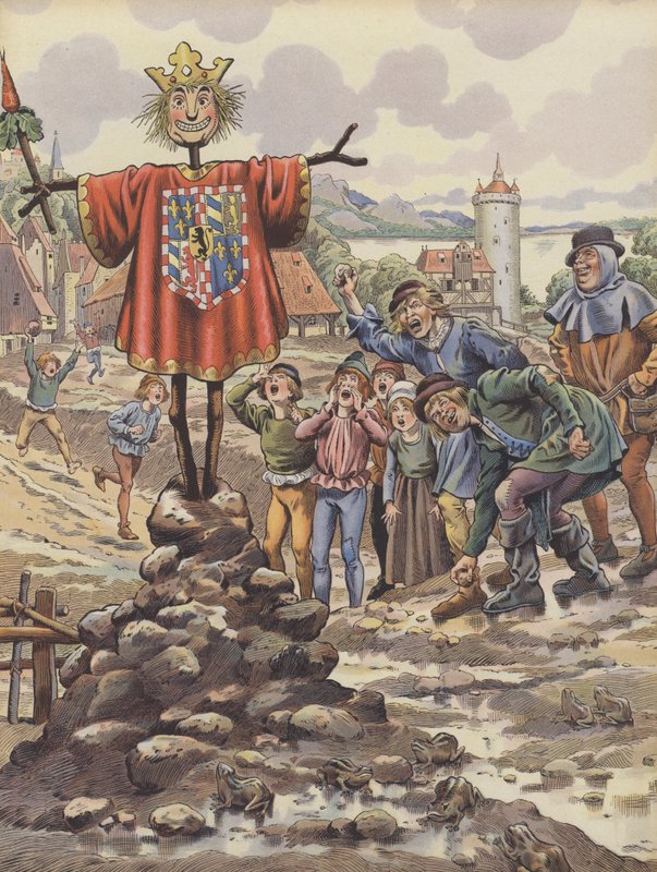 Les habitants de Dinant se moquant d