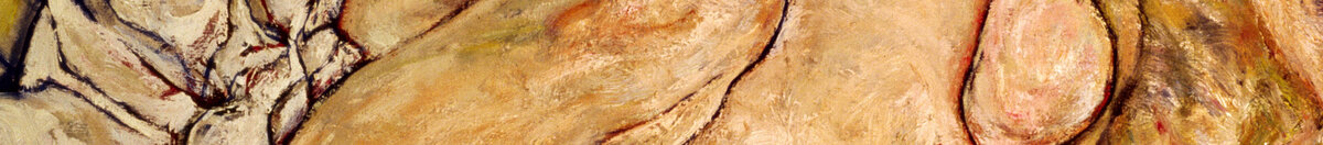 L'Étreinte, 1917 (Egon Schiele), Detail: Rücken der Frau
