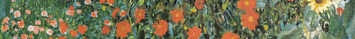 Jardin de ferme avec tournesols (Gustav Klimt), Detail: Rotes Mohnfeld