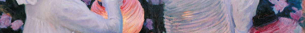 Œillet, lys, lys, rose (John Singer Sargent), Detail: Mädchen mit leuchtendem Lampion