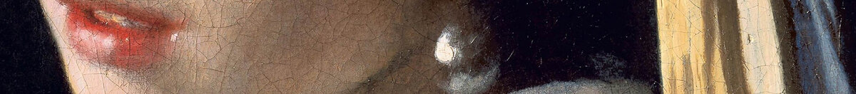 La Jeune Fille à la perle (Jan Vermeer van Delft), Detail: Der Perlenohrring