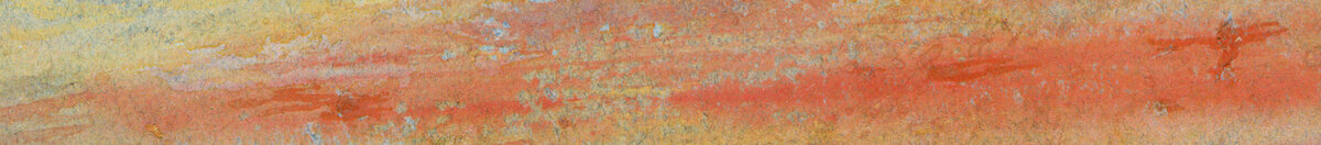 Étude de ciel (Joseph Mallord William Turner), Detail: Rot-orange Wolkenbänder