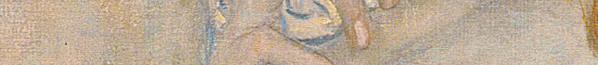 Danaé (Gustav Klimt), Detail: Hände und goldener Regen