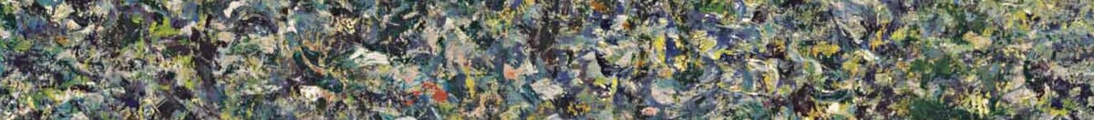 Le Pommier (Claude Monet), Detail: Blütenkrone des Apfelbaums