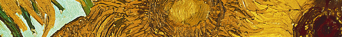 Tournesols (Vincent van Gogh), Detail: Zentrale Sonnenblume