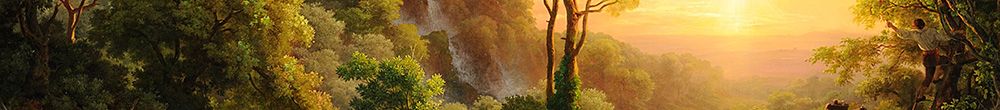 Paysage à Tivoli, avec une scène de vendange (Károly Markó)