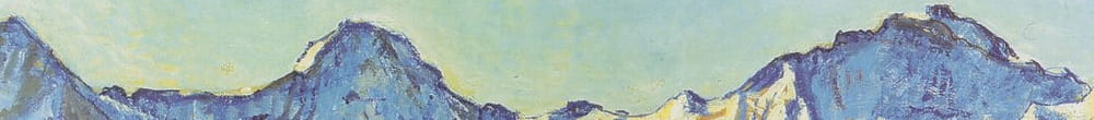 Eiger, Mönch et Jungfrau au lever du soleil (Ferdinand Hodler)