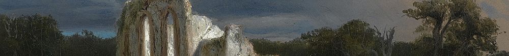 Paysage au clair de lune avec ruine (Arnold Böcklin)