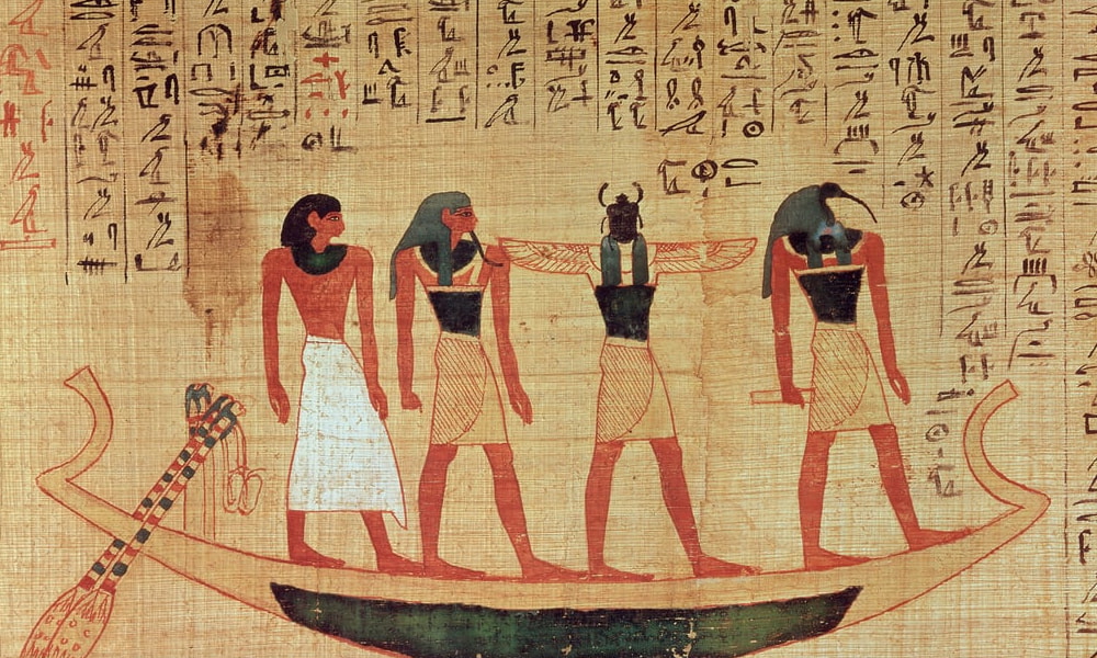 Hiéroglyphes et peintures murales