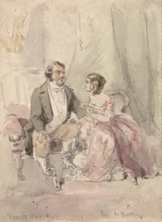 Scène de Vanity Fair : Jos et Becky