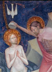 Saint Jean-Baptiste baptise le Christ (détail)