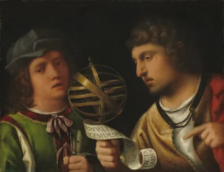 Giovanni Borgherini et son tuteur (huile sur toile)
