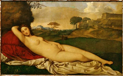Vénus endormie (huile sur toile)