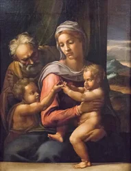 Sainte famille avec Saint Jean-Baptiste