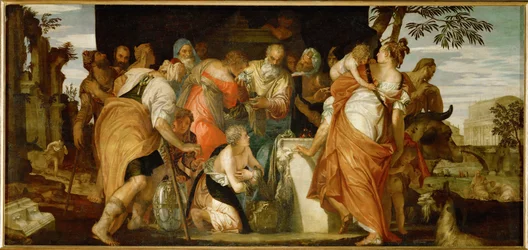 Onction de David (huile sur toile)