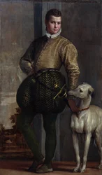 Garçon avec un lévrier, vers 1570s